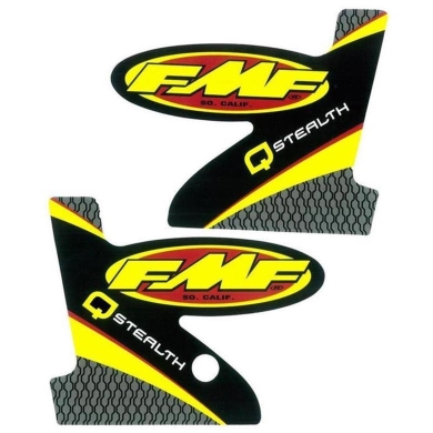 Q STEALTH Ersatz Auspuff Aufkleber, Sticker