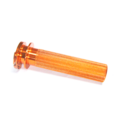 ZAP TechniX ALU Gasgriffhülse für KTM 4T  SXF -15 / EXC-F -16 mit Lager Orange