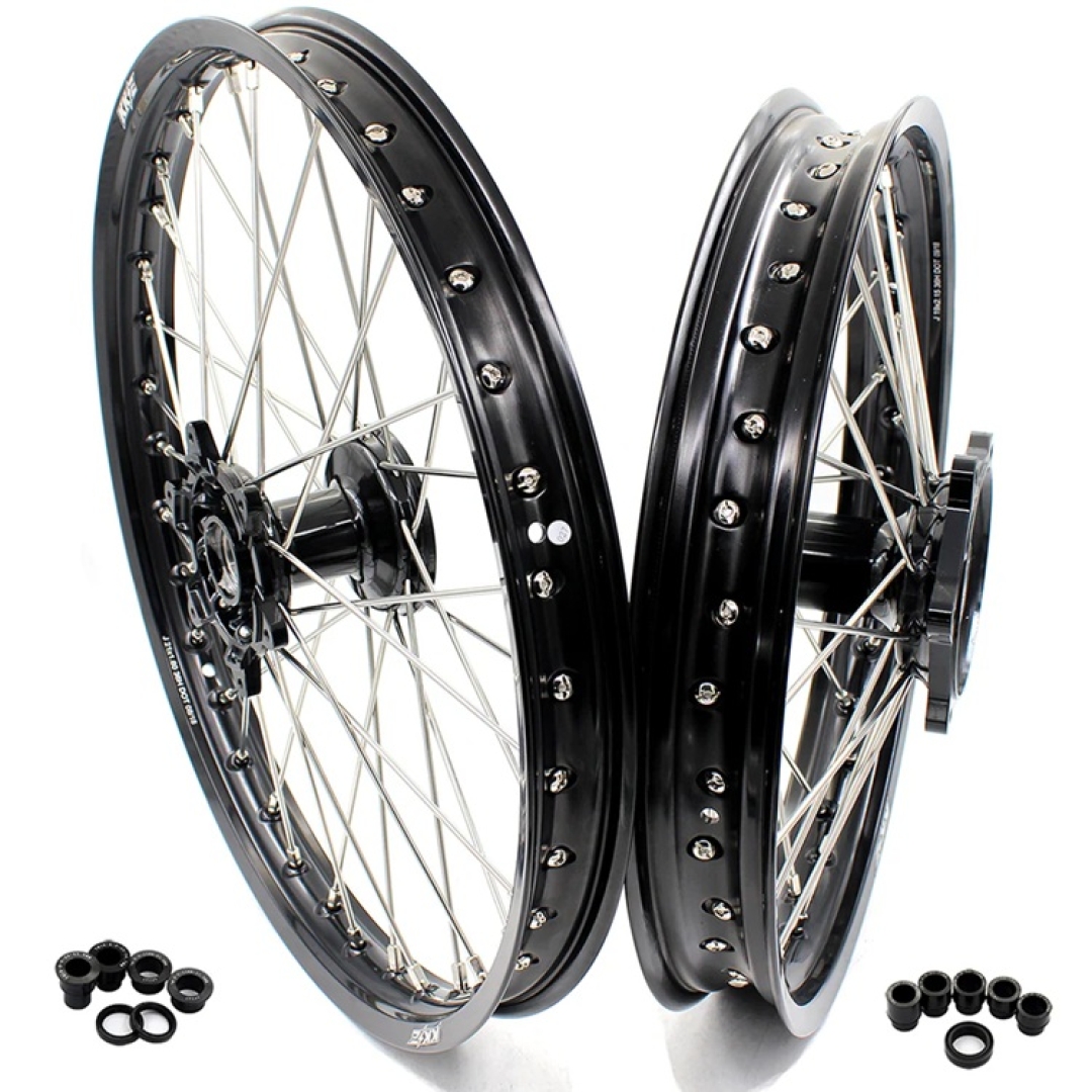 KKE Radsatz für KTM/HSQ/GG 21- 21×1.60/18×2.15 Schwarz 5